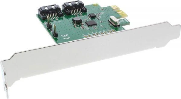 InLine RAID valdiklis PCIe x1, skirtas 2x SATA 6G, su LP lizdo laikikliu