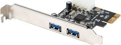 LANBERG PCE-US3-002 PCI Express->USB 3.1 GEN1 2 prievadų + žemo profilio