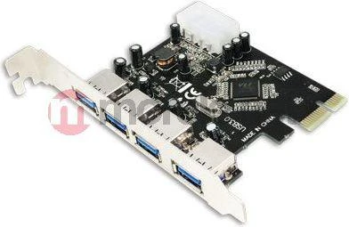 „LogiLink PCIe 2.0 x1“ valdiklis – 4x USB 3.0 (PC0057)
