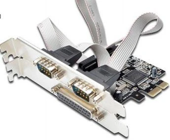MicroConnect Kontroler Microcom PCIe 2.0 x1 – 2x RS-232 DB9 + 1x LPT BD25 (MC-PCIE-MCS1P2S)
