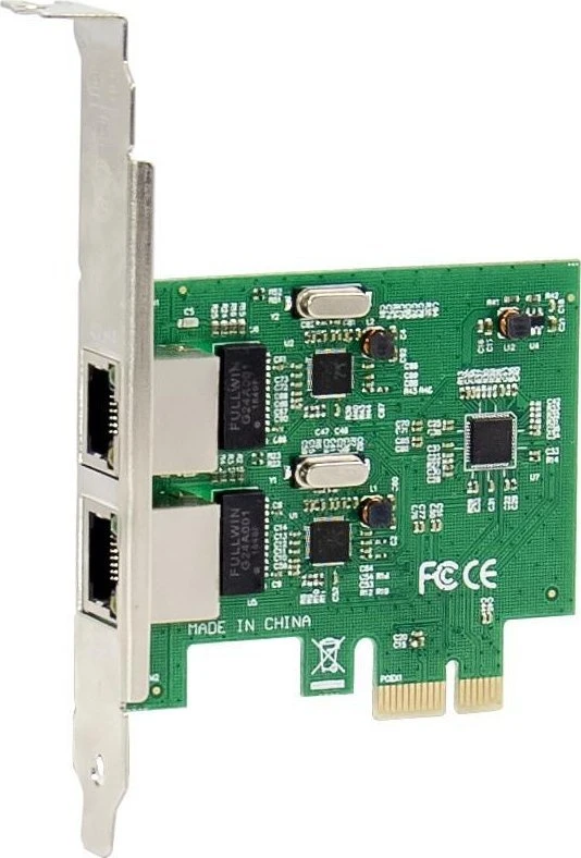 Kontroler MicroConnect PCI-E 8111F Dual-RJ45 Gigabit
