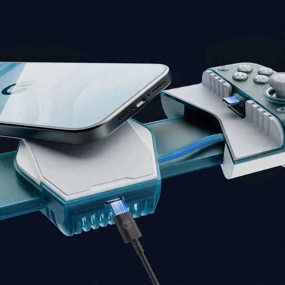 „GameSir X3 Pro“ USB-C mobiliojo telefono valdiklis su telefono laikikliu