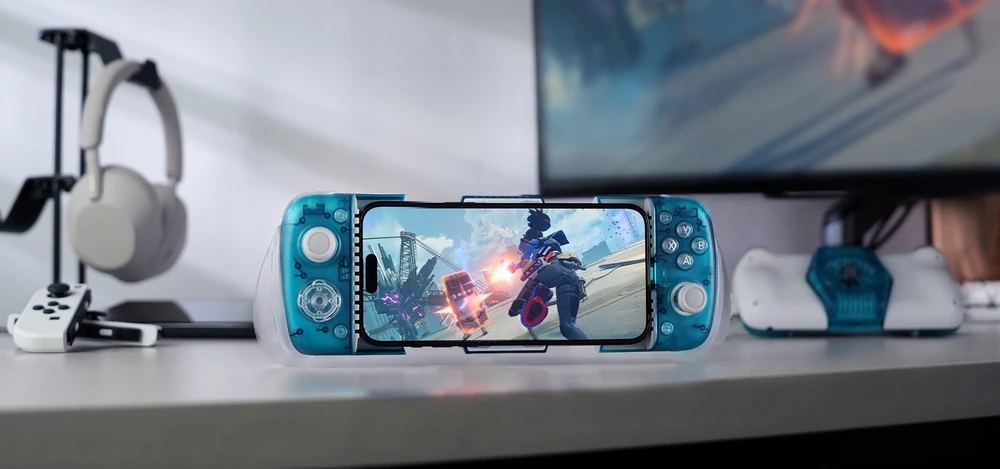 „GameSir X3 Pro“ USB-C mobiliojo telefono valdiklis su telefono laikikliu