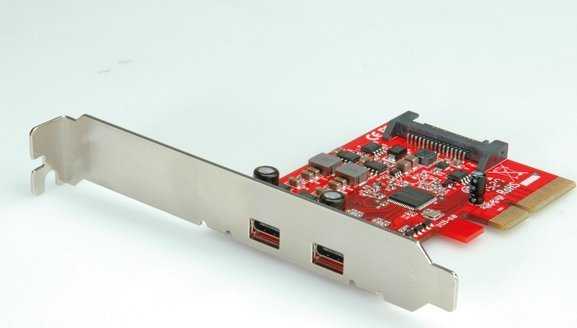 Kontroler Roline Karta PCI Express, USB 3.2 Gen 2, 2x USB-C