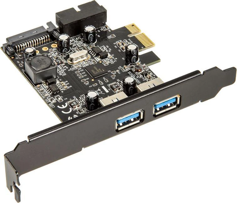 SilverStone BA504 SST-EC04-E PCIe plokštė, skirta 2 vidinėms/išorinėms USB 3.0 jungtims