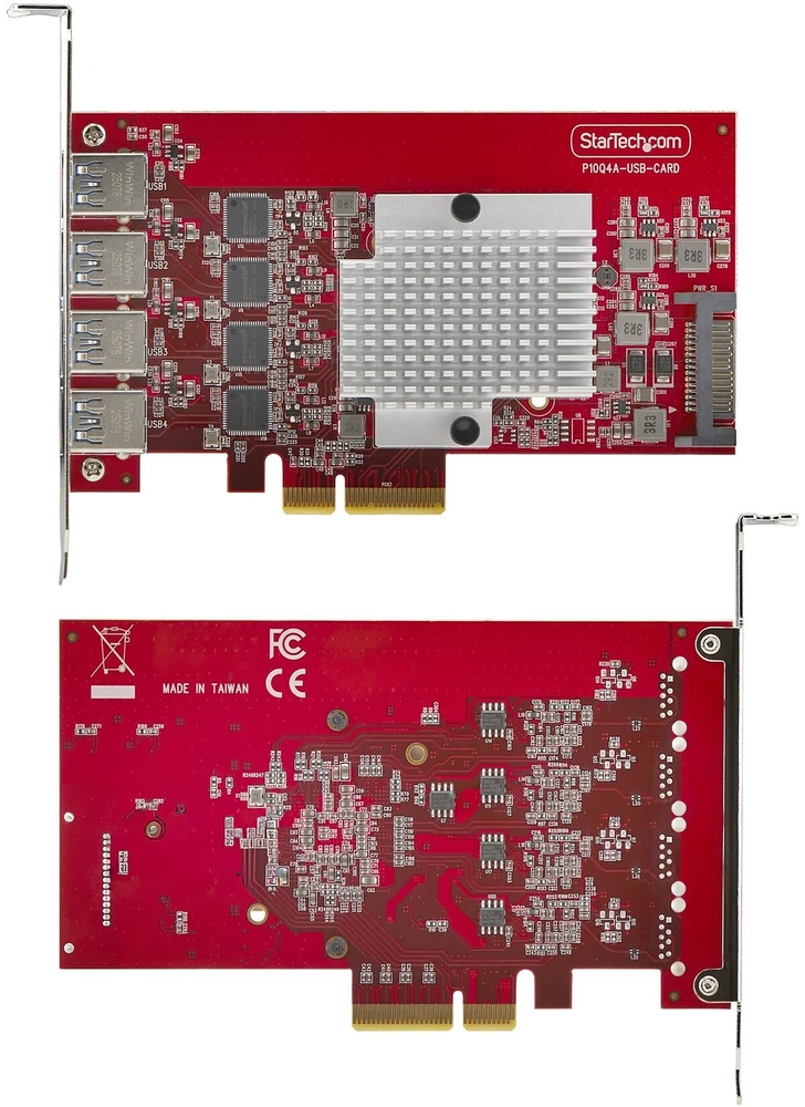 StarTech 4-PORT USB-A 10GBPS PCIE CARD - .