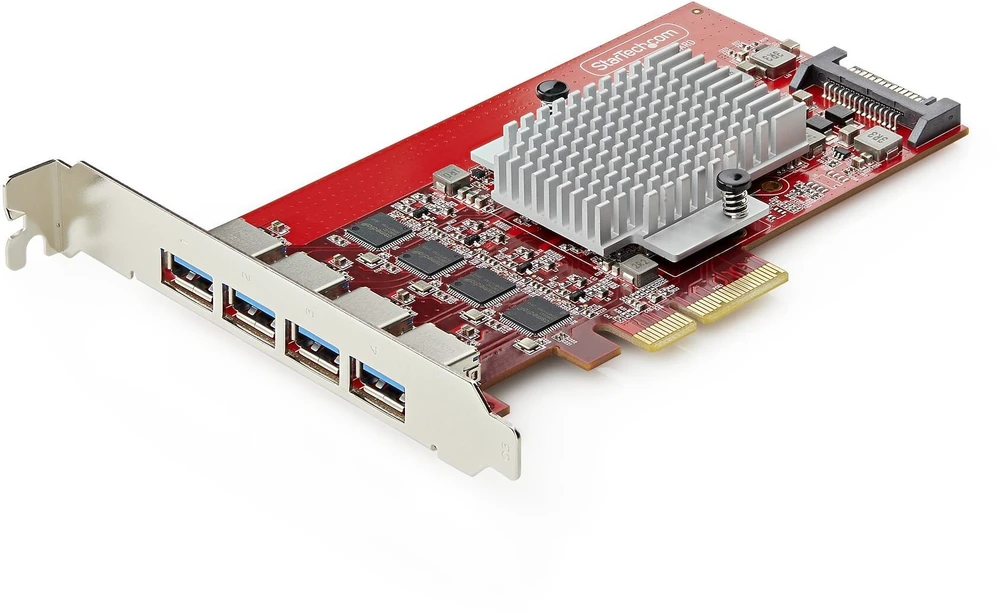 StarTech 4-PORT USB-A 10GBPS PCIE CARD - .