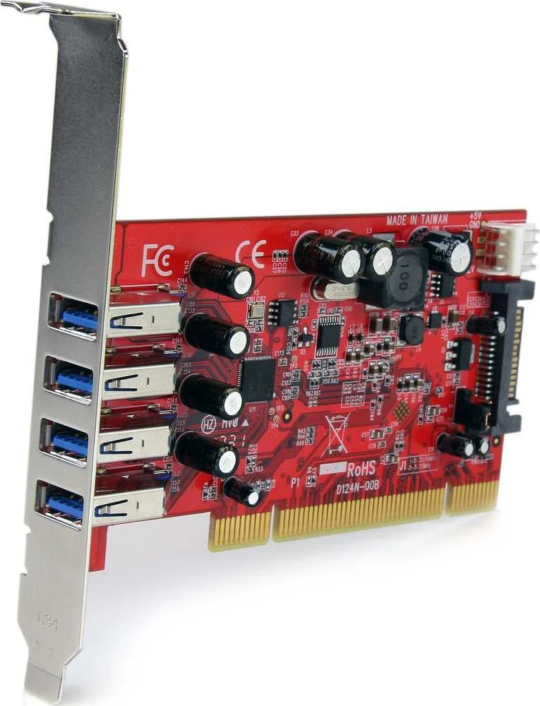 PCI kortelė Startech PCIUSB3S4