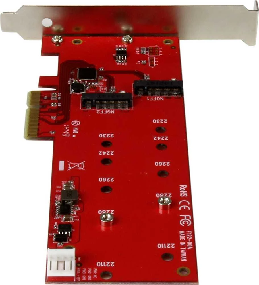 Serveris Kontroler StarTech PCIe 2.0 x4 - 2x M.2 SATA B-key (PEX2M2)