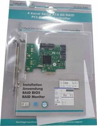 Carruzzo Dawicontrol DC-614E RAID BLISTER RAID valdiklis PCI Express 2.0 6 Gbit/s