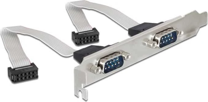 Kontroler Delock PCIe x1 - 4x RS-232 DB9 + LPT DB25 (89177)
