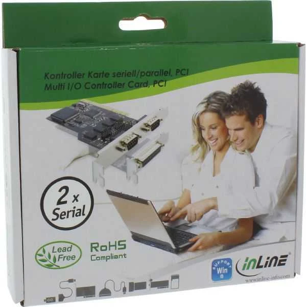 InLine PCI valdiklis – 2x DB9 nuoseklusis prievadas (66636I)