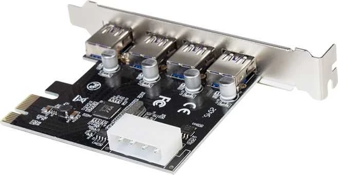 „LogiLink PCIe 2.0 x1“ valdiklis – 4x USB 3.0 (PC0057)