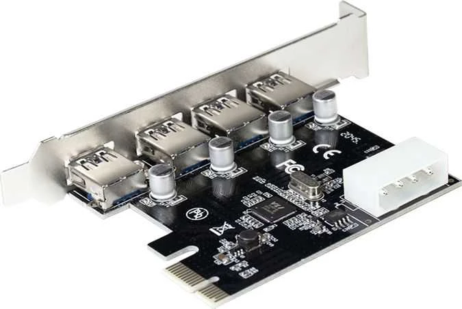 „LogiLink PCIe 2.0 x1“ valdiklis – 4x USB 3.0 (PC0057)