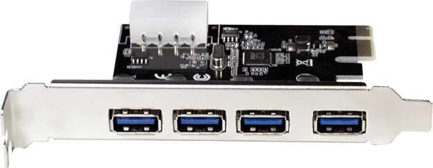„LogiLink PCIe 2.0 x1“ valdiklis – 4x USB 3.0 (PC0057)