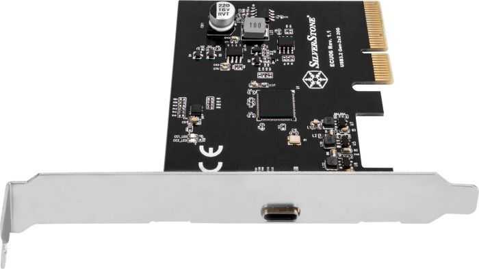 Kontroler SilverStone PCIe 3.0 x4 - USB-C 3.2 Gen 2x2 (SST-ECU06)
