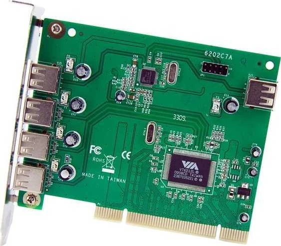 Kontrolierius StarTech 7 UOSTO BIP - USB ADAENE CARD