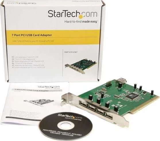 StarTech PCI USB kortelė su priedais