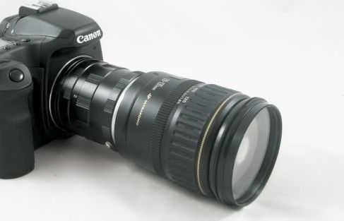 Konverteris Massa Tarpiniai žiedai, skirti CANON aparatams