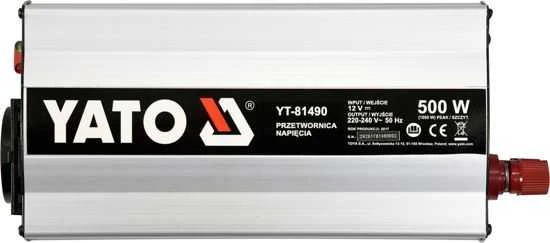 Yato Toya Sa Poland Automobilinis įtampos inverteris | 12/230V 800 W (YT-81491)