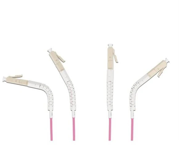 Konwerter Delock Kabelis światłowodowy LC Duplex do LC Duplex Multimode OM4 kątowy 2 m