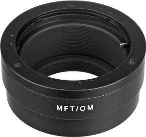 „Novoflex“ adapteris „Olympus OM“ objektyvas prie MFT fotoaparato