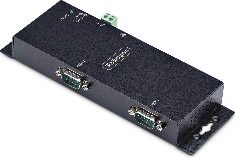 StarTech 2 prievadų serijinis į Ethernet adapteris