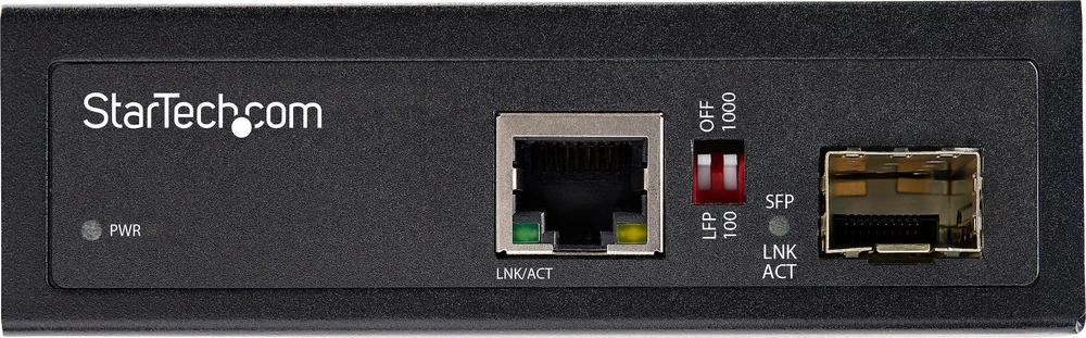 Konwerter światłowodowy StarTech StarTech IMC1GSFP .com konwerter sieciowy 1000 Mbit/s Multifunkcyjny, Pojedynczy Juodas