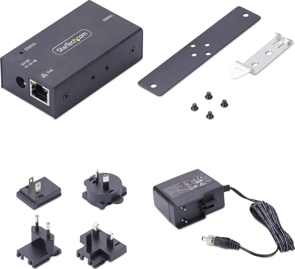StarTech serijinis į Ethernet adapteris su priedais