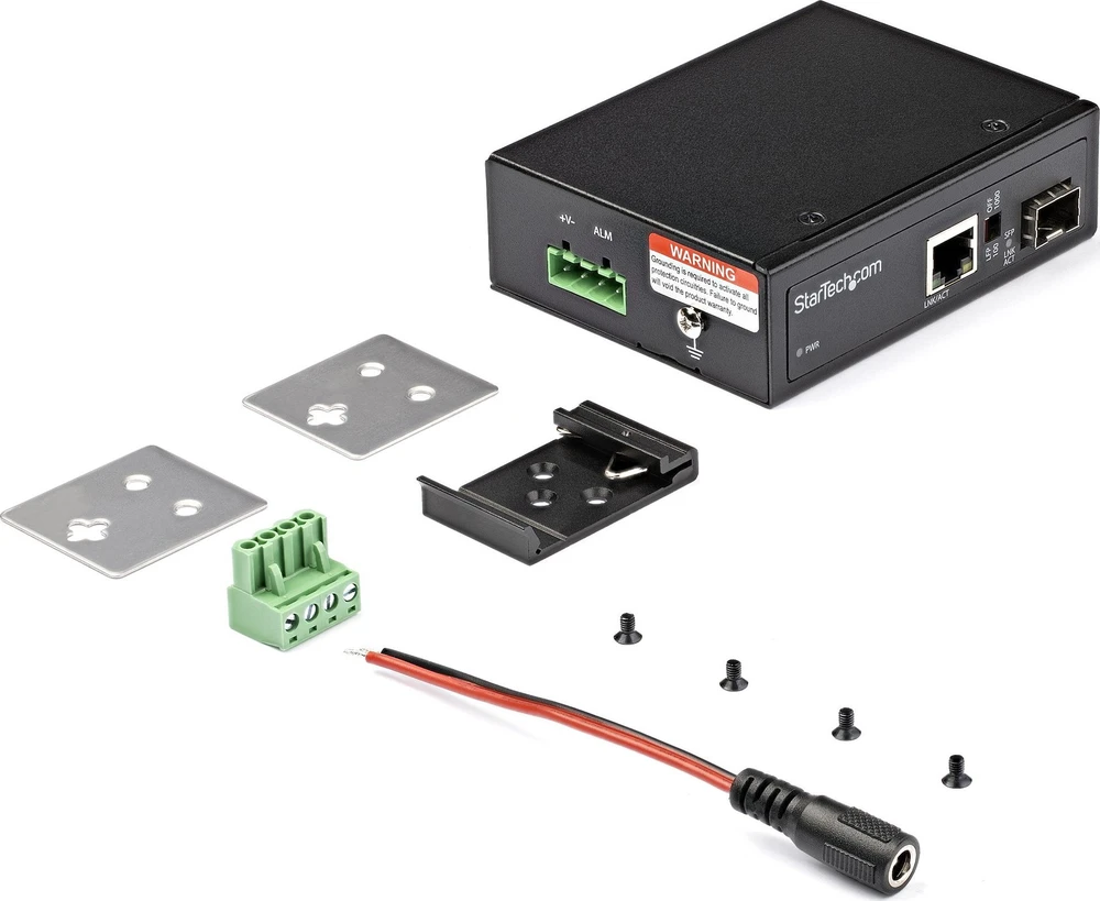 Konwerter światłowodowy StarTech StarTech IMC1GSFP .com konwerter sieciowy 1000 Mbit/s Multifunkcyjny, Pojedynczy Juodas