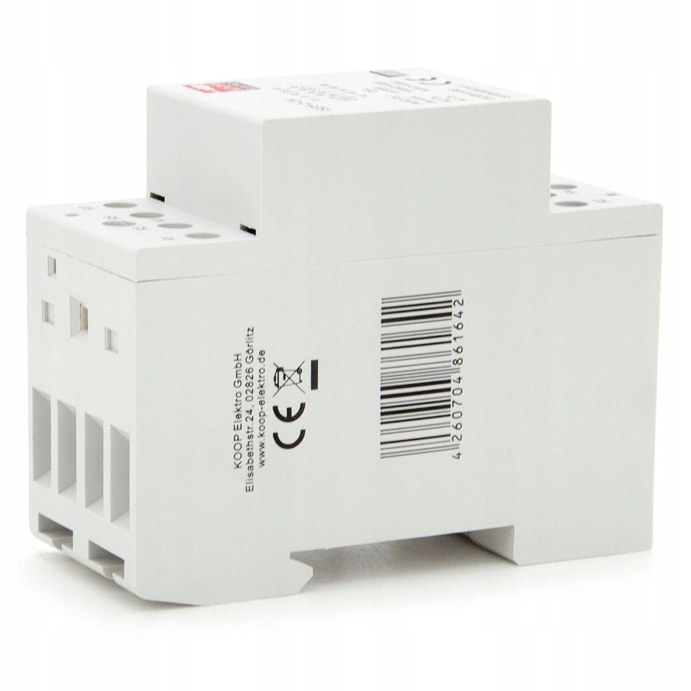 KOOP Elektro Stycznik modułowy 25-04 25A 4NC 230V 2P 3-FAZ IS25-2-04