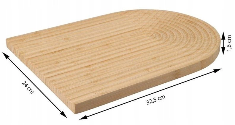 None Nežinomas Pjaustymo lentelė, ruda, 32 cm x 24 cm