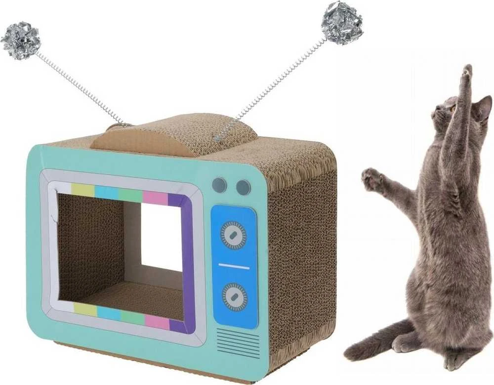 Mondex Katės draskyklė televizoriaus forma