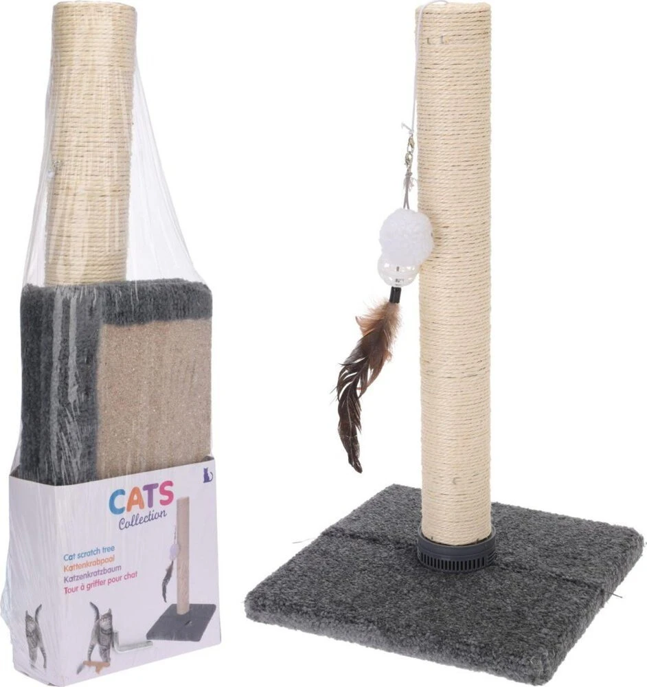 Mondex Katės draskyklė stulpas su žaislu 53 cm