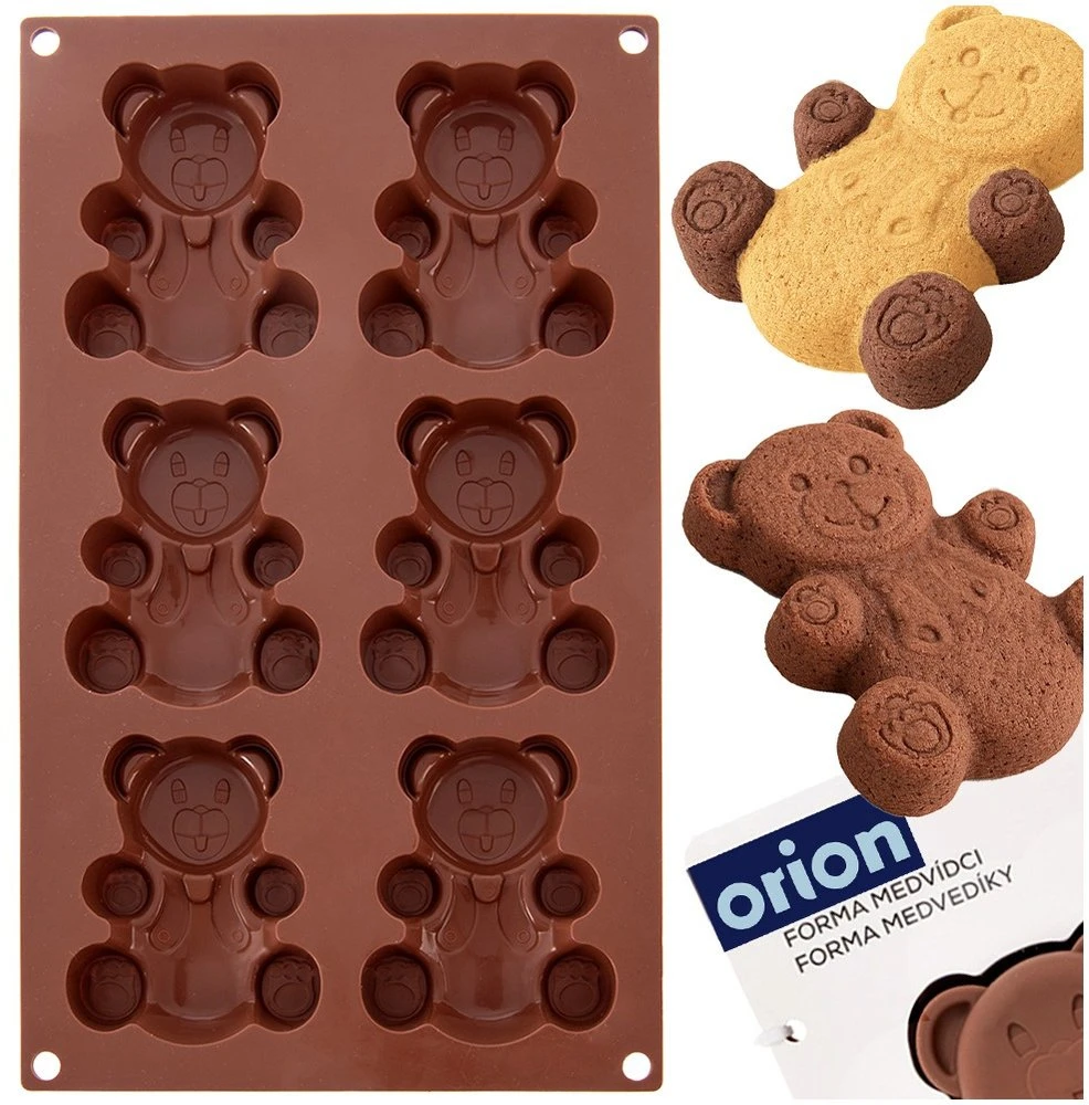 KOOPMAN Kepimo forma meškiuko formos 30 × 17,5 × 2 cm