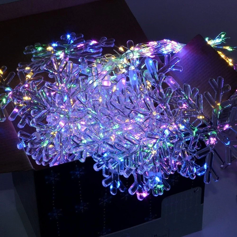 KOOPMAN Kalėdinės lemputės užuolaidų girlianda 120 x 120 cm 232 LED