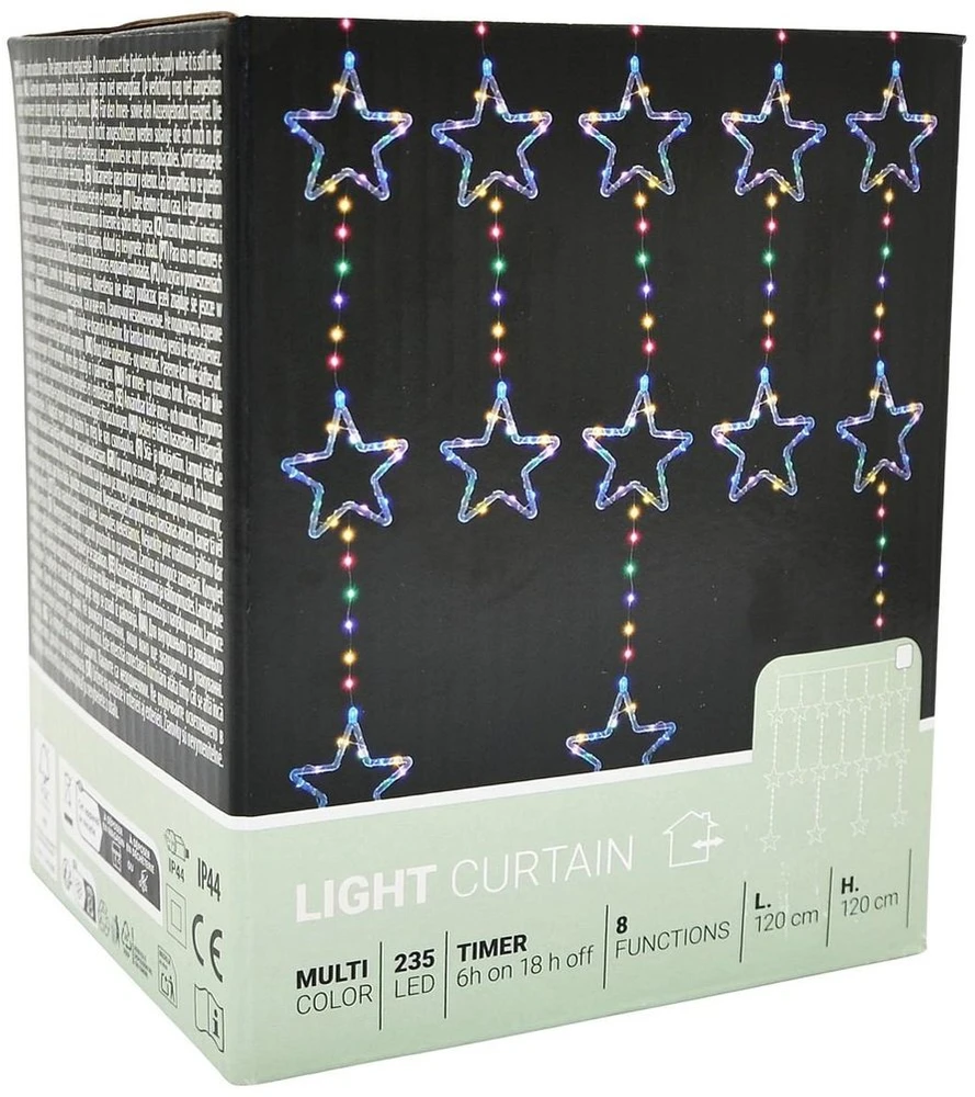 KOOPMAN Kalėdinės LED girliandos užuolaida 235 LED