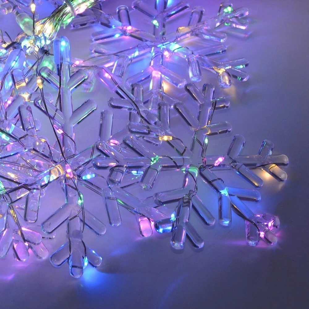 KOOPMAN Kalėdinės lemputės užuolaidų girlianda 120 x 120 cm 232 LED