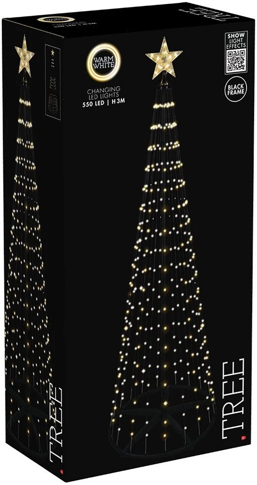 KOOPMAN Dekoratyvinė eglutė su 550 LED