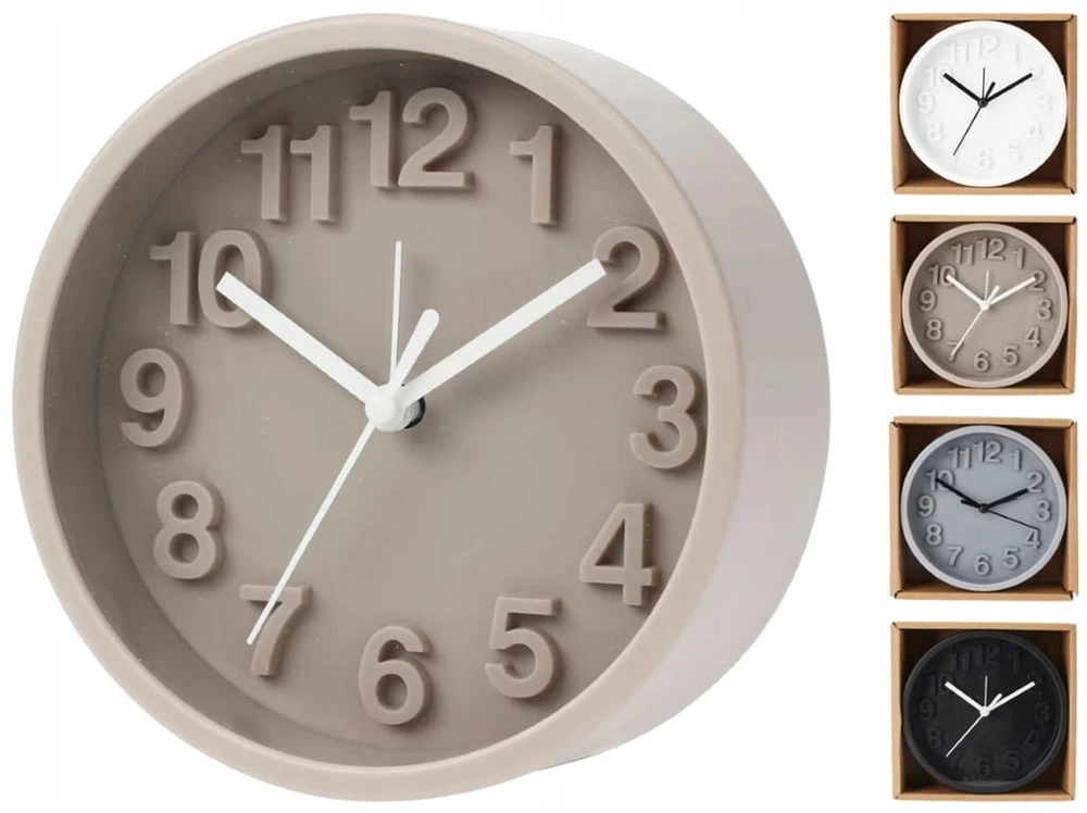 KOOPMAN ALARM CLOCK 837100330 13X5CM 4 DESIGNS