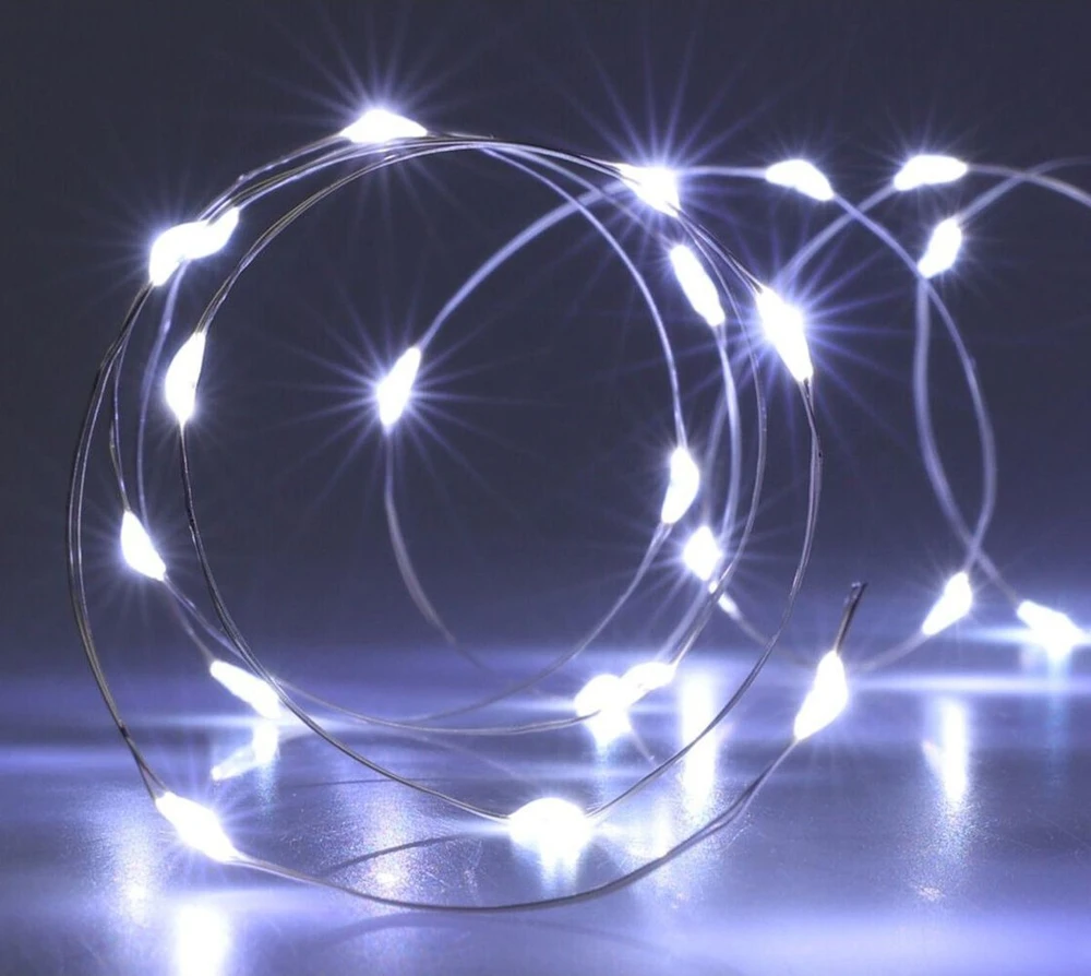 Christmas Decoration Šalto baltumo LED girlianda 40 lempučių