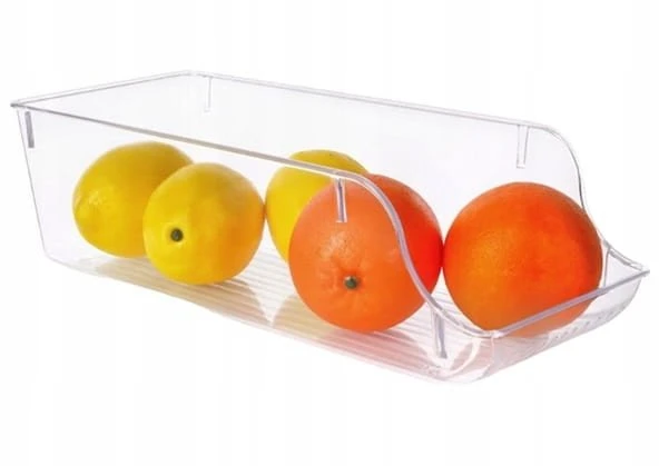 KOOPMAN Šaldytuvo organizatorius 35x14x10 cm - Universalus plastikinis