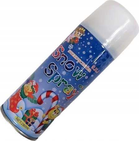 KOOPMAN Žemiau pateikiamas vertimas į lietuvių kalbą: Sniegas baltas purškiamas 250 ml **Paaiškinimas:** - „Śnieg" reiškia „sniegas" - „balta" čia reiškia spalvą – „baltas" (sniegas baltas) - „w spraju" – „purškiamas" (aerozolyje) - „250ml" – paliekama kaip yra (matavimo vienetas)