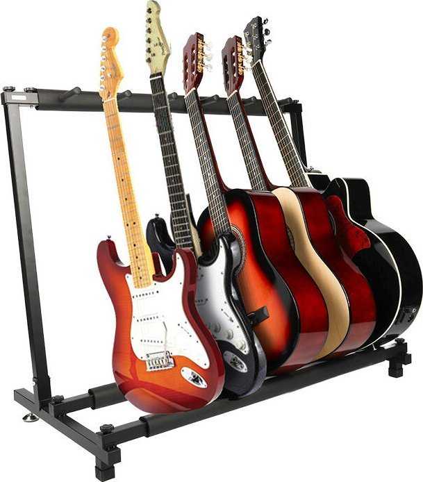 Korbi NN L5 gitaros stovas 5 gitaroms