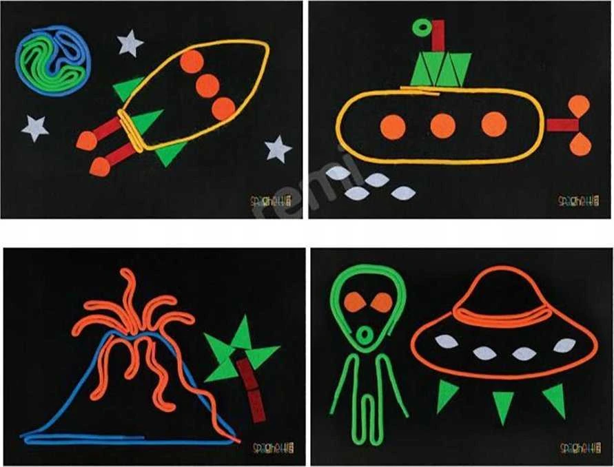 Interaktyvus Korbo Spaghetti Fluo rinkinys