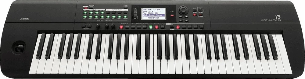 Korg i3 MIDI keyboard 61 keys USB Juodas