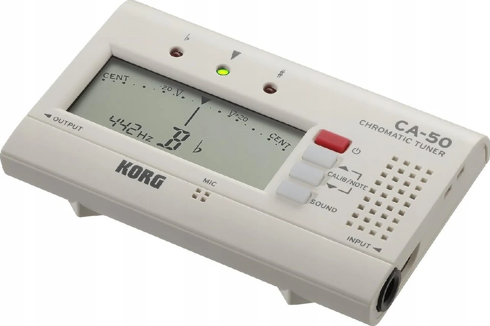 Korg CA-50 - chromatic imtuvas, baltas