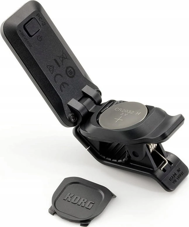 Korg Pitchclip 2 - guitar imtuvas, juodas