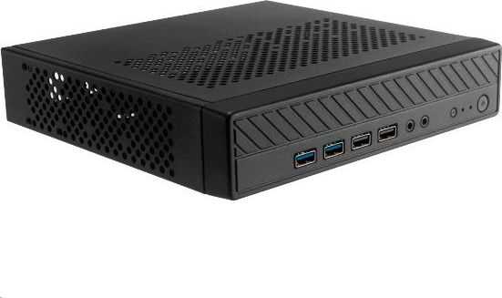 Akasa Cypher MX3 Thin Mini–ITX Case, OEM – juoda