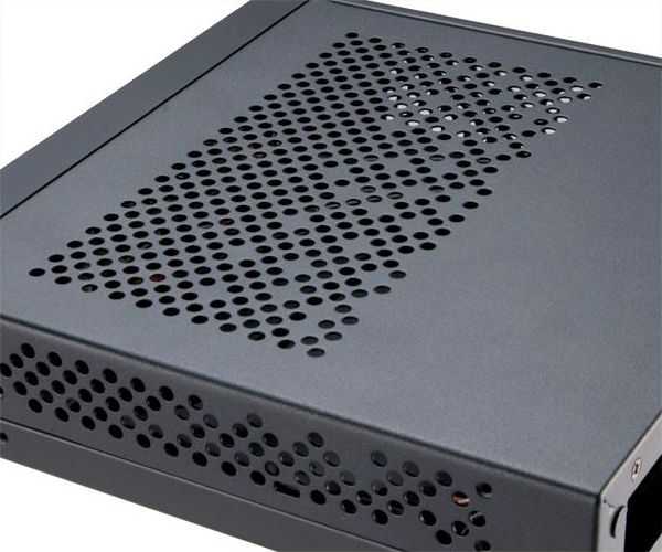 Akasa Cypher MX3 Thin Mini–ITX Case, OEM – juoda